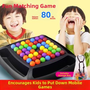ZHENG FU | Parent-Child Interactive Rainbow Ball Beads Board Game Cognitive Development Toy