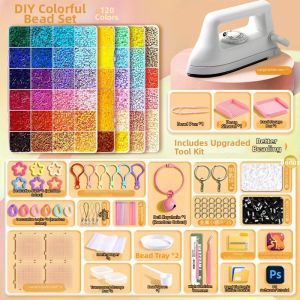 Colorful DIY Craft Bead Kit Iron Board Iron
