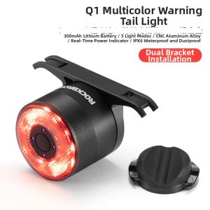 RockBros | Night Riding Intelligent Brake Light Bicycle Light