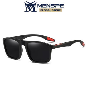 MENSPE Fashion Men’s Polarized Sunglasses Ultra Light Driving Sunglasses Retro Frame Square Sunglasses Sports Sunglasses UV400 Sunglasses Cycling Riding Running Glasses for Men Women