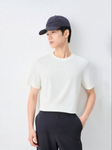 Mens Business Casual Summer Comfortable Thin T-Shirt