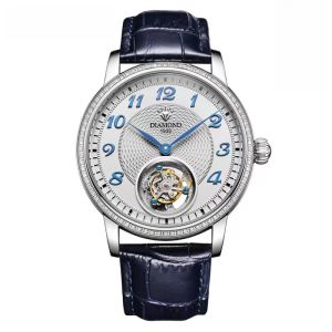 Shanghai Diamond Brand Watch Tourbillon Automatic Mechanical Watch Mens Business Couple Watch Gift Box Mens and Ladies Watches