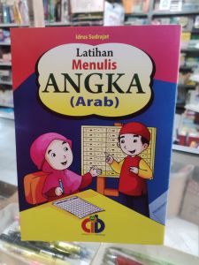 latihan menulis angka Arab.