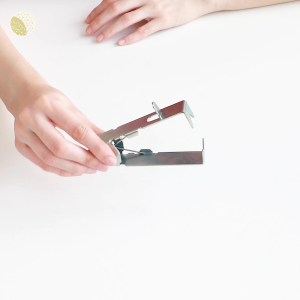 Wazakura Rose Thorn and Leaf Stripping Tool with Finger Rest Made in Japan 4.2in(107mm) Thorn Remover Leaf Stripper Tool