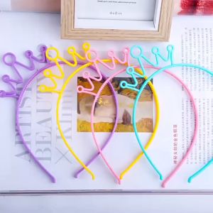 Harga Grosir - Bando Korea Lucu / Bandana Glossy Aksesoris Rambut / Bando Desain Mahkota Anti Slip