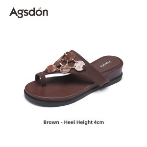 Agsdon | Soft Soled Slip-On Flip Flops