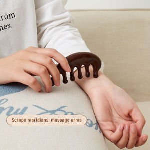 Biblio【Ready in Stock】 Massage Comb Scalp Meridian Blood Circulation Facial Scraper Massage Tool