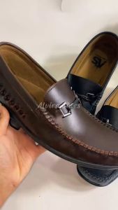 Promo Sepatu Casual kulit asli Sepatu Slipon pria kulit asli sepatu formal pria