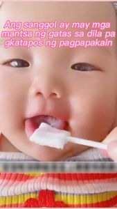 30 Pcs/Box Baby Tongue Cleaner Disposable Gauze Toothbrush Paper Rod Infant Cleaning Brush Oral Care Tool