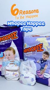 Whoopee Mega Pants Diapers Baby - Size M (58s)/L (48s)/XL (44s)/XXL (38s)