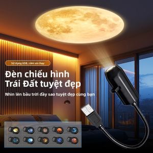 USB 5V Chèn Trực Tiếp Hành Tinh/Halloween Chủ Đề Chiếu Dải Đèn Trần Trong Nhà Đèn Ngủ Trang Trí Có Dải Thay Thế