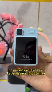 YIBAO LENTIVEN POWERBANK 10000MAH FAST CHARGING Wireless Charger Mini Magnetic Magsafe 20W TYPE C