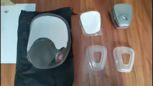 💥สินค้าใหม่💥 หน้ากากกันแก๊ส หน้ากากกันสารเคมี รุ่น 6800 จัดชุด7ชิ้น ป้องกันสารเคมี/ฝุ่น แผ่นกรอง พร้อมตลับกรอง6001 แผ่นกรอง N95ฝาครอบ 100% พร้อมส่ง