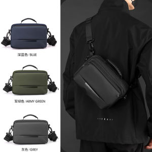 Fashionable Waterproof Mens Crossbody Bag Casual Style Shoulder Bag Sport Chest Bag Multifunctional Business Horizontal Model