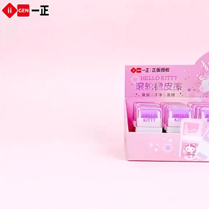 Pemadam Roda Kartun Comel Untuk Pelajar Sekolah Pemadam Bersih Tanpa Serpihan Sesuai Untuk Kanak Kanak Perempuan Kindergarten Kawaii Cute Wipe Clean Roller Eraser Student Rolling Clean Gift Boy Girl 大耳狗滚轮橡皮擦小学生专用神器无屑滚动干净大块可爱女孩 E344