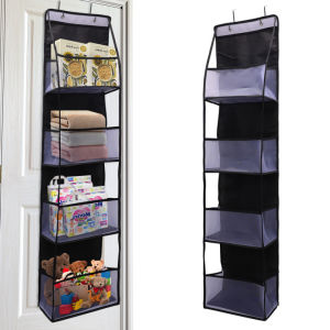 4/6-layer Multi-function Storage Bag Hanging Storage Organizer Over The Door Bag Organizer Clothing Snacks Toy Storage
