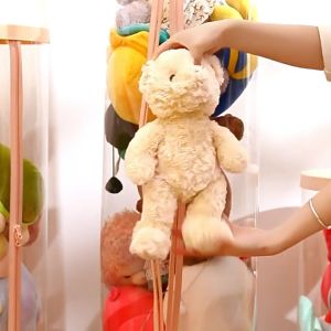 150cm ตุ๊กตาเครื่องสำอางที่เก็บ กล่อง ที่เก็บ พื้นที่ใส ถังเก็บตุ๊กตาแบบ PVC ซึ่งเป็นเครื่องสำอางที่ใหม่ที่มีซิป มีซิป ที่เก็บ พื้นที่ใส ถังเก็บตุ๊กตาแบบใหม่ ที่ถูกทำจาก PVC