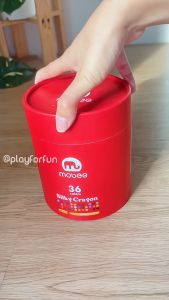 🖍️สีเทียนปลอดสาร - mobee Silky Crayon **พร้อมส่ง**