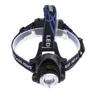 [VICKING6]Zoom Waterproof Headlamp for Outdoor Activities Rechargeable Headlight with Long Battery Life and Adjustable Strap