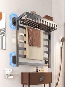 towel shelf Suction Electric Towel Rack Heating Drying