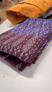 Batik Cotton Pants Thai Lanna Pattern Good Texture No Color Fading