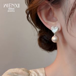 WENXI | Manta Rose Pearlescent Unique Beautiful Earrings