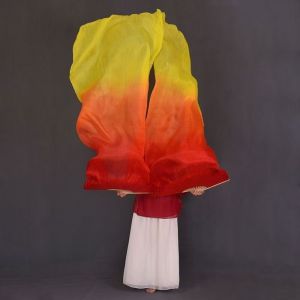 Quạt Khiêu Vũ Kéo Dài Hai Mặt Chuyển Màu Khiêu Vũ Quạt Khiêu Vũ Sạp Khiêu Vũ Khiêu Vũ Quạt Lụa Dài