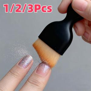 1/2/3Pcs Powder Cleaning Nail Brush Set Ultra Soft Dust Glitter Sweeping Brushes for Car Gap Beauty Makeup Manicure Clean Tools