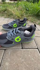 SEPATU SNEAKERS KASUAL PRIA WANITA ABU STABILO TERBARU COCOK BUAT OLAHRAGA DAN JALAN- SEPATU LARI DAN JOGGING