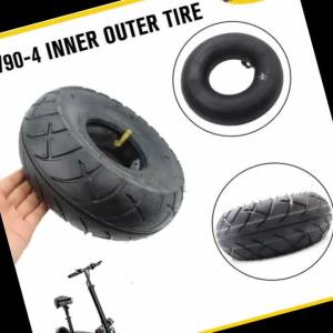 High Quality 90/90-4 3.00-4 Gas/Electric Scooter Tires and Inner Tube 10 Inch On-Road Tyres (Scooter Parts & Accessories)