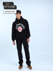 [acme de la vie] ★ With the HiddenTag OVERSIZED★ ADLV BUBBLE SNOW JEWELRY TIARA GIFT LIP STICK RABBIT CAP BOY CANDY 1PC BABY FACE SHORT SLEEVE T-SHIRT acmedelavie Casual Men Tshirt Women Tee Couple T shirts Tops 100% Authentic