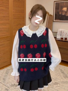 Loose Knitted Vest Top for plus Size Women Early Spring Layering Casual Sleeveless Womens Fashion Commute Style Spring 2024