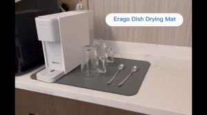 【K-Home】50x60CM Wash Basin Sink Absorbent Pad Faucet Thickened Mat Durable Coasters Bathroom Splash Anti-mold Cushion