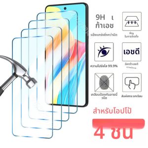 4PCS กระจกนิรภัยสําหรับ OPPO A74 5G A54 A52 ป้องกันหน้าจอสําหรับ OPPO A72 A53 A9 A5 2020 ป้องกัน