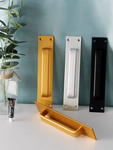 kitchen cabinet handle Aluminum Alloy Door Handles for Balcony and Bedroom Suitable for Sliding Barn