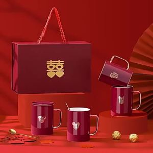 Wedding Ceramic Couple Mugs Gift