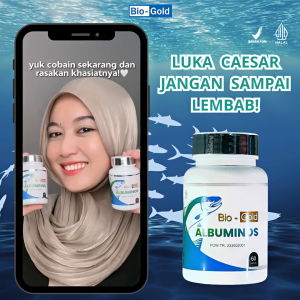 ALBUMINOS - Kapsul Ikan Gabus Channa Straita Solusi Penyembuhan Luka Lebih Cepat Kering BPOM