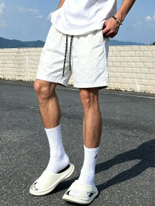 ZHUOCAN | Quick-drying Thin Summer Sports Shorts with Checkered Splicing