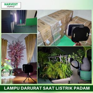Headlamp A280W SIGN Floodlight HARVEST LIGHTING Senter Kepala LED Signature Series 9600Mah Lampu Emergency Bengkel Camping Travel Original Berkualitas Bergaransi
