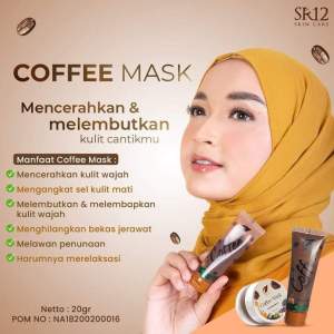 Coffe Mask SR12 Masker kopi untuk komedo menghaluskan wajah