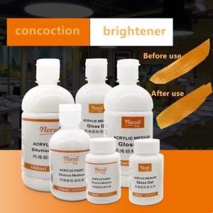 250/500Ml อะคริลิค Pigment Blending Liquid Light Agent อุปกรณ์ศิลปะภาพสีน้ำมัน Works Fixing Protection ขัดน้ำมันทินเนอร์