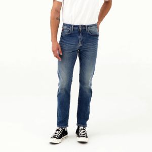 Lee Cooper Tapered Fit Jeans Arthur Worn Light Blue Steel