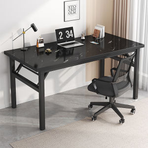 Modern Minimalist Computer Desk Home Living Room Foldable Writing Table Student Study Desk Bedroom Workbench Office Table