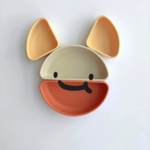 JAMMUK - Platinum Silicone Divider Plate | Baby Meal Feeding