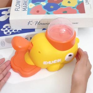 PawPulse【Local Stock】Yellow Duck Pet Slow Feeder Toy Press-on Dog Food Treat Dispenser Anti-tip Design For Dog Cat Dry Food Freeze Dried Snack