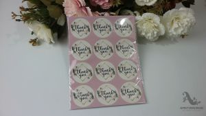 60 pcs Thank You Sticker TY028 DIY Label