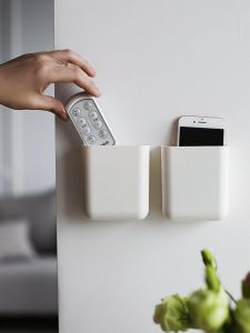 2pcs Nordic Wall Mounted Multipurpose Box Toothbrush Holder