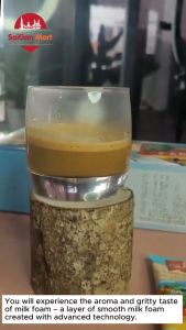 Instant sea salt coffee box 10 sachets Coffee mix Salt