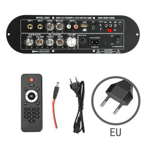 Aideepen | Bluetooth 5.0 Digital Amplifier Board 2.1 Channel 50W*2 100W Large Power Output for Home Sound Systems Adjustable Bass Treble