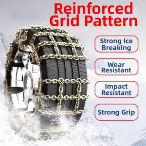 Anti-Skid Snow Chain No Tire Damage Ice Breaker